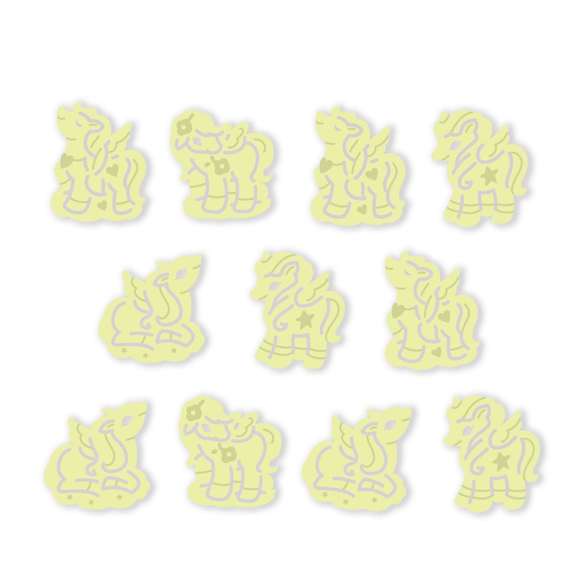 4M Card / Glow - In - The - Dark Unicorns - Premium for Kids in Qatar | Toysaro.com