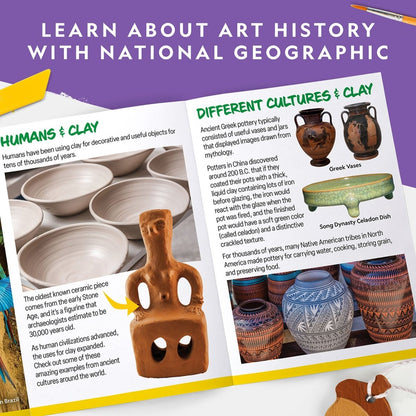 NG AIR - DRY CLAY POTTERY CRAFT KIT - Premium for Kids in Qatar | Toysaro.com