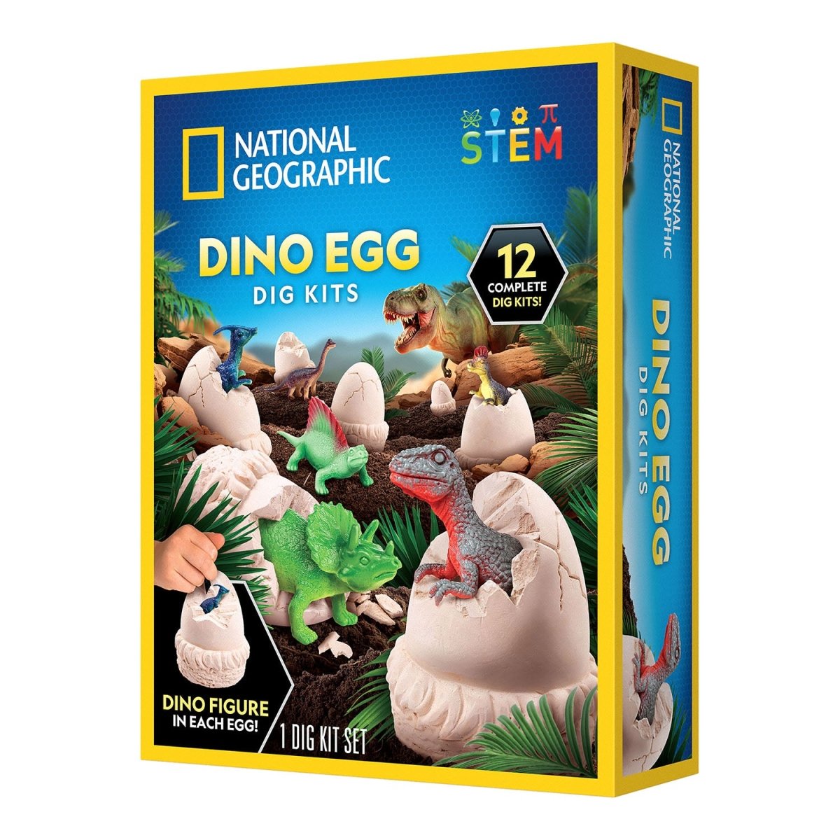 NG DINOSAUR EGG DIG KIT - 12 PCS - Premium for Kids in Qatar | Toysaro.com