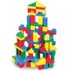 Melissa and Doug 100 Wood Blocks Set - Premium for Kids in Qatar | Toysaro.com