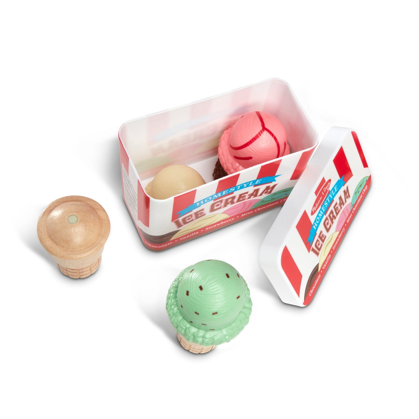 Melissa and Doug Scoop & Stack Ice Cream Cone Playset - Premium for Kids in Qatar | Toysaro.com