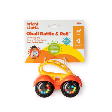 Bright Starts™Rattle & Roll™ Toy - red + blue - Premium for Kids in Qatar | Toysaro.com