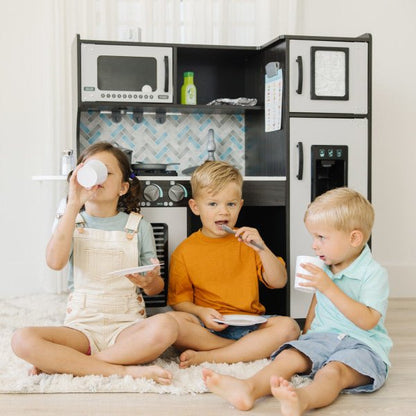 Melissa and Doug Chef's Kitchen - Charcoal - Premium for Kids in Qatar | Toysaro.com
