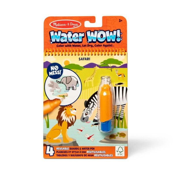 Melissa and Doug Water Wow - Safari Water Reveal Pad - Premium for Kids in Qatar | Toysaro.com