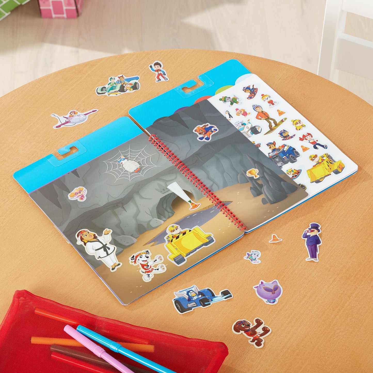 Melissa and Doug Paw Patrol Restickable Stickers Flip - Flap Pad - Classic Missions - Premium for Kids in Qatar | Toysaro.com