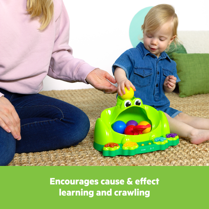 Bright Starts™ Poppin' Ball Frog™ Ball Play Toy - Premium for Kids in Qatar | Toysaro.com