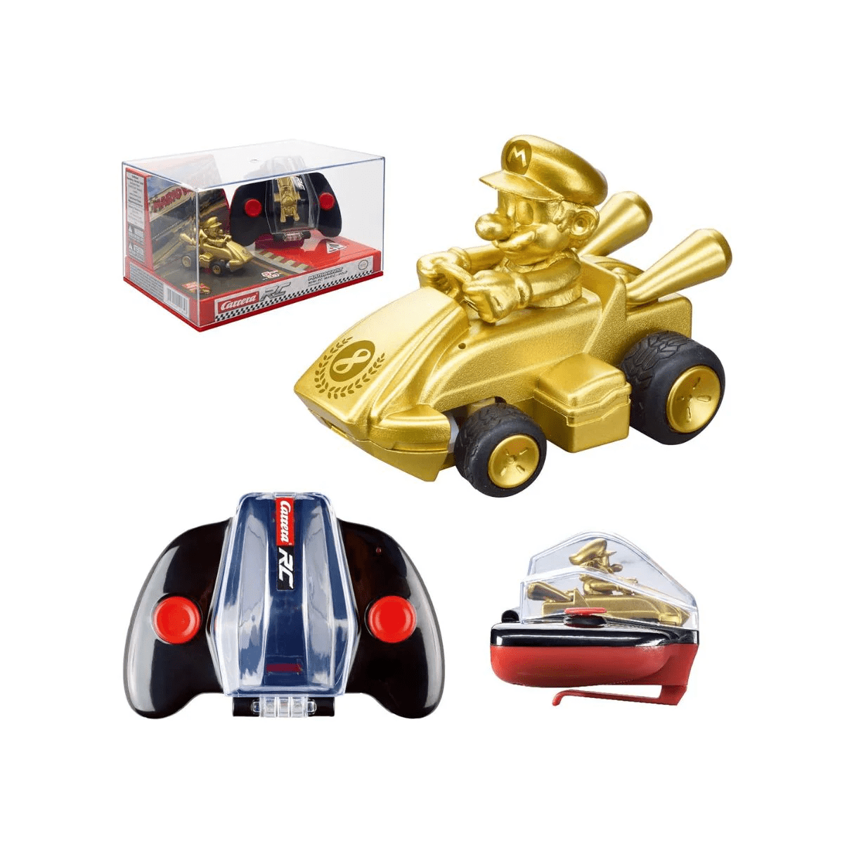 CARRERA MARIO KART MINI RC MARIO GOLD - Premium for Kids in Qatar | Toysaro.com