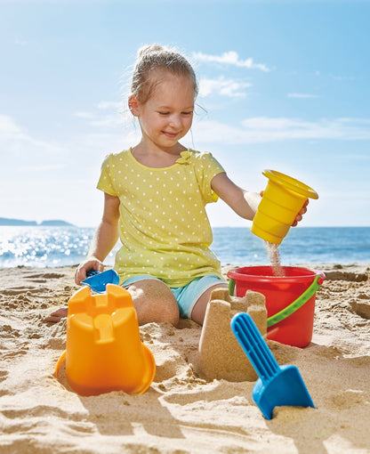Hape - 5 - in - 1 Sand & Beach Toy Set, 5pc - Premium for Kids in Qatar | Toysaro.com
