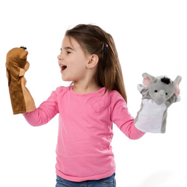 Melissa and Doug Zoo Friends Hand Puppets - Premium for Kids in Qatar | Toysaro.com