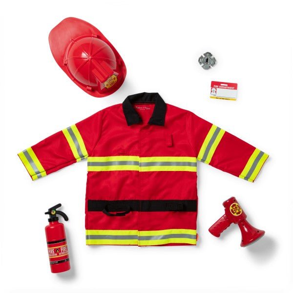 Melissa and Doug Fire Chief Role Play Costume Set - Premium for Kids in Qatar | Toysaro.com