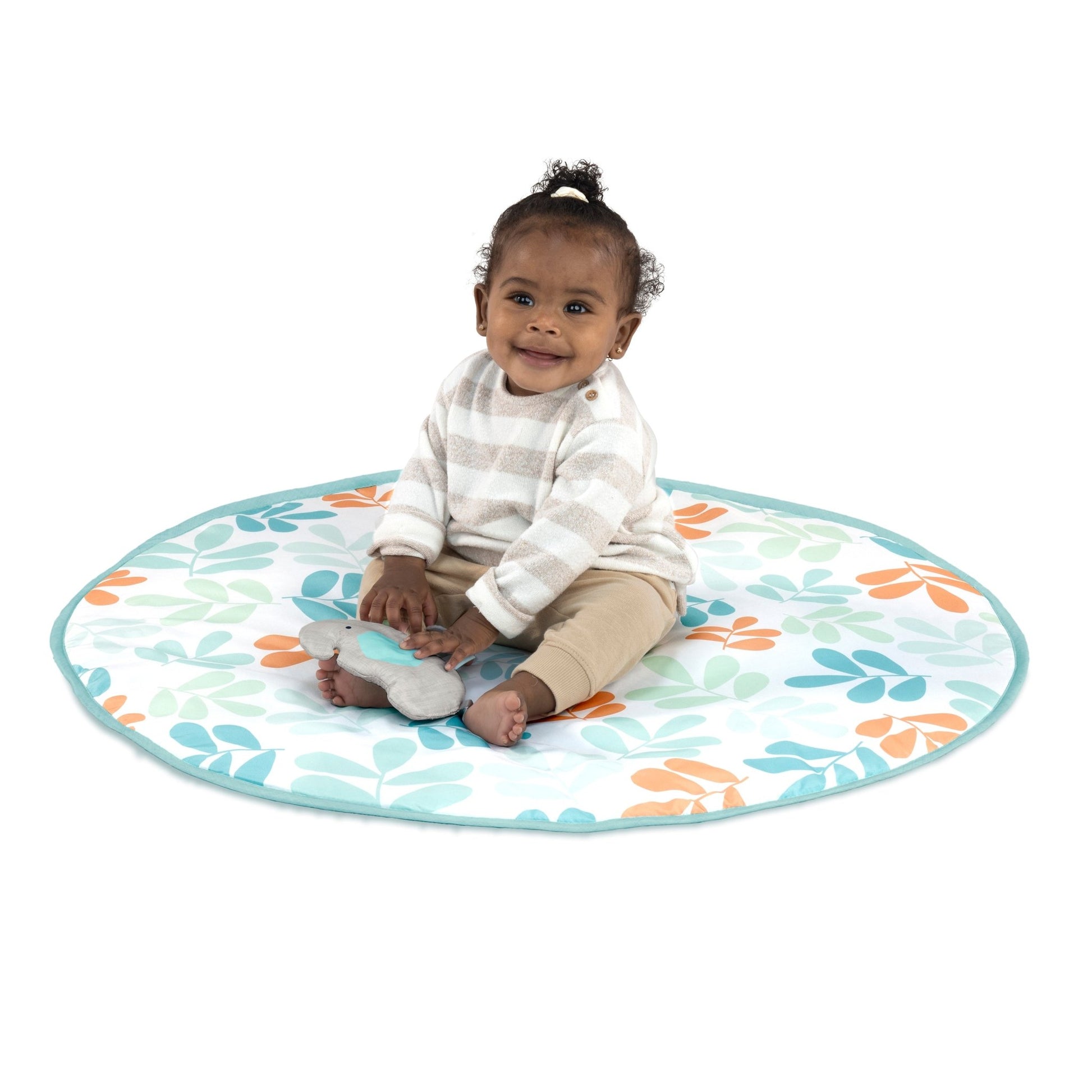 Ingenuity Sun Valley™ Wooden Toy Arch & Play Mat - Premium for Kids in Qatar | Toysaro.com