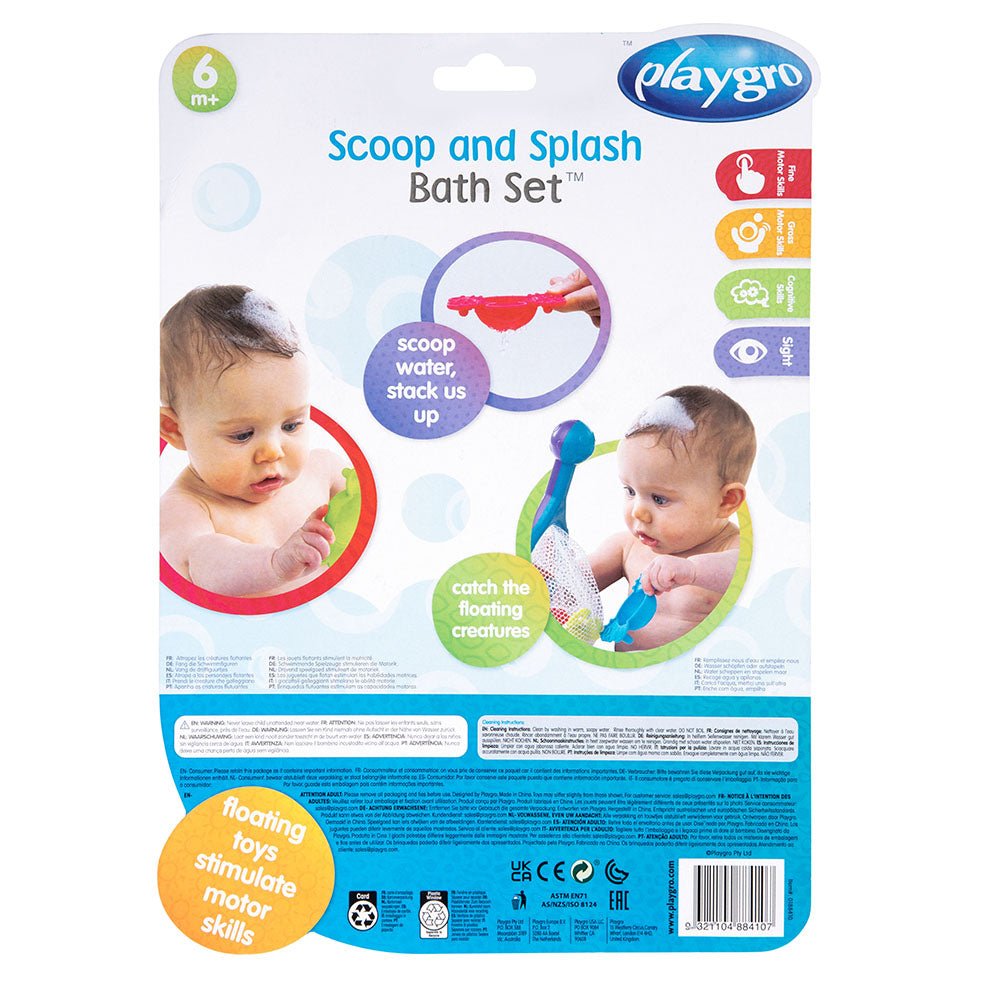 playgro Scoop and Splash Bath Set - Premium for Kids in Qatar | Toysaro.com