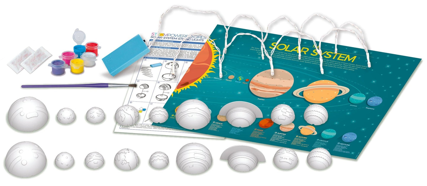 4M Girl Steam / Solar System String Lights - Premium for Kids in Qatar | Toysaro.com