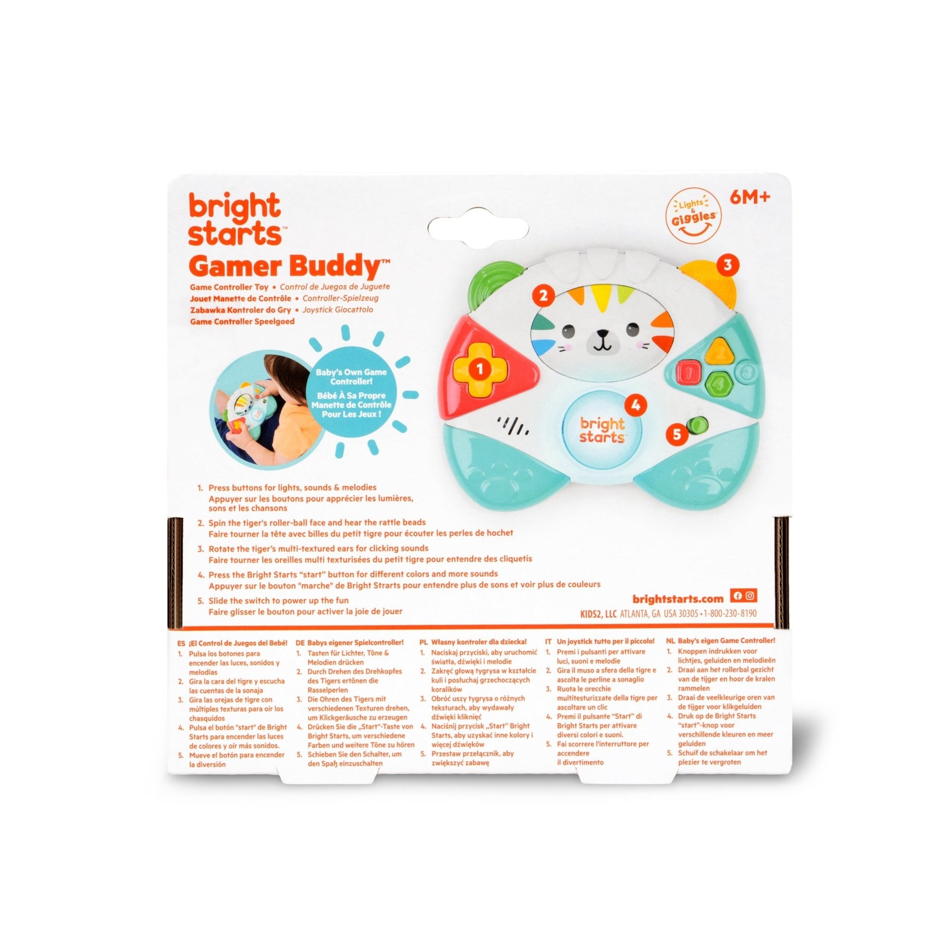 Bright Starts™ Gamer Buddy™ Game Controller Toy - Premium for Kids in Qatar | Toysaro.com