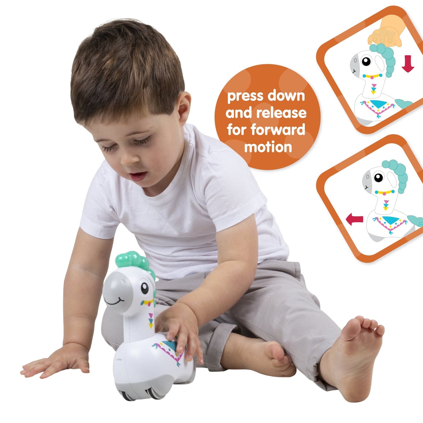playgro Light Me Up Push and Go Musical Llama - Premium for Kids in Qatar | Toysaro.com