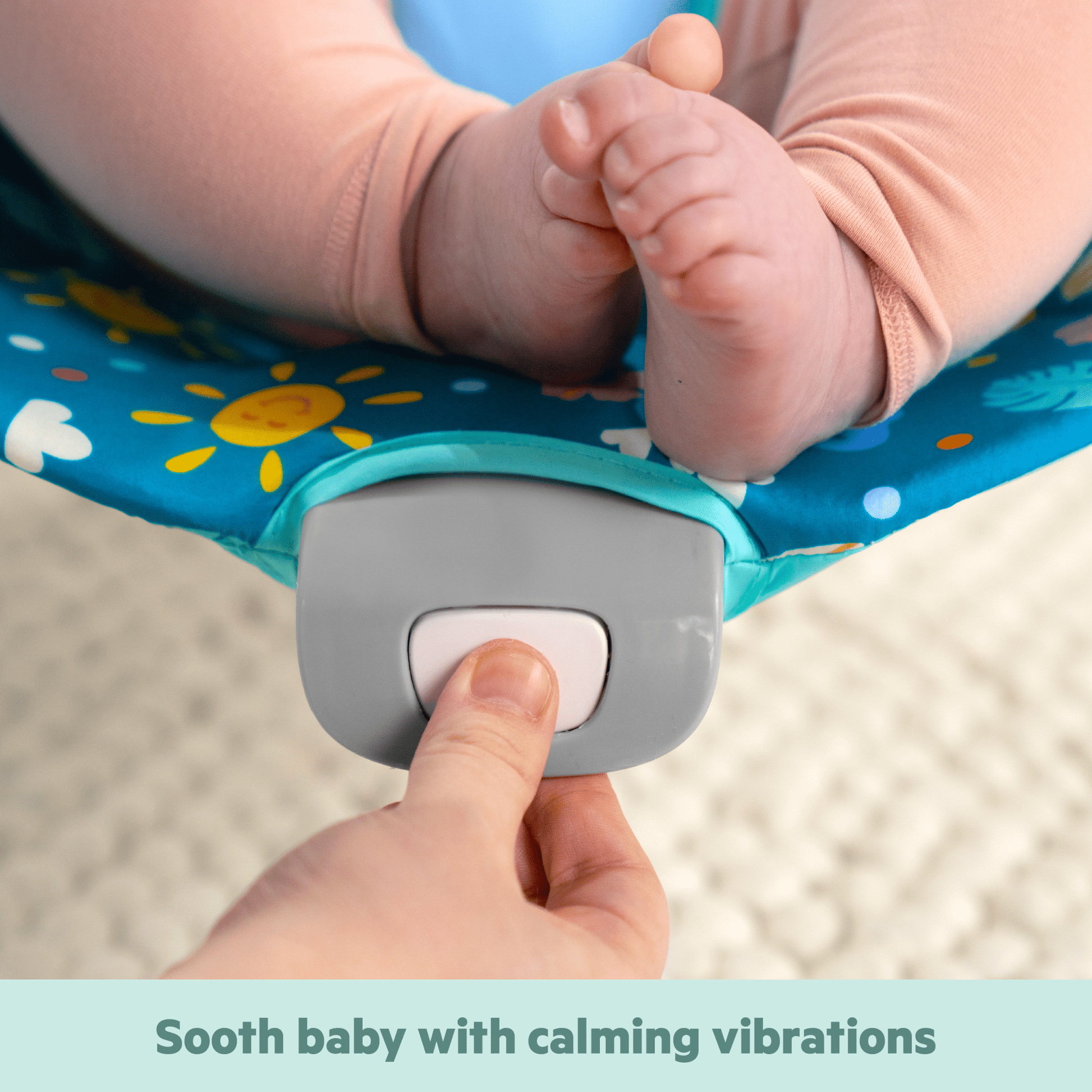 Bright Starts Stitch™ Ohana Paradise™ Vibrating Bouncer - Premium for Kids in Qatar | Toysaro.com