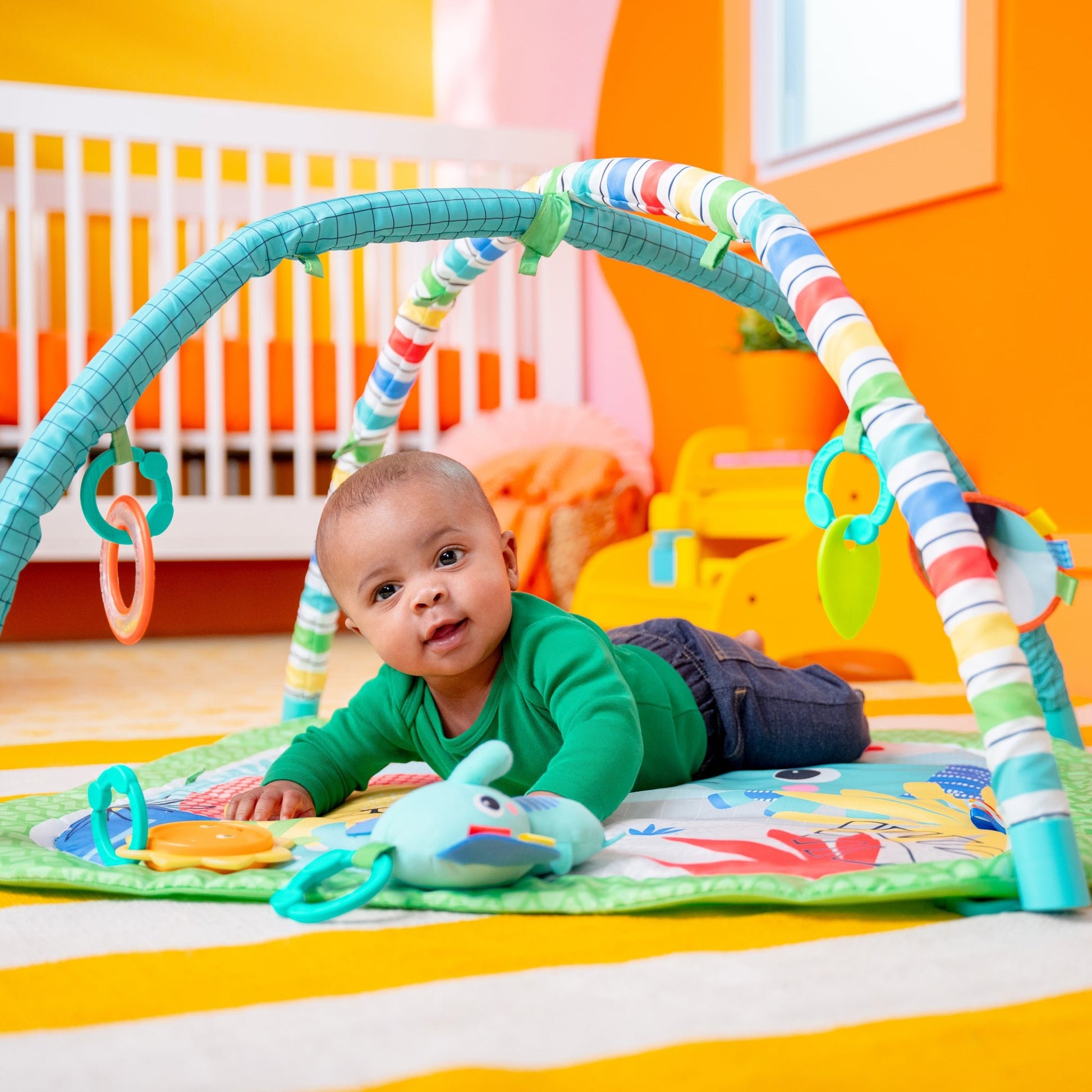 Bright Starts™ Wild Wiggles™ FoldAway Activity Gym™ - Premium for Kids in Qatar | Toysaro.com