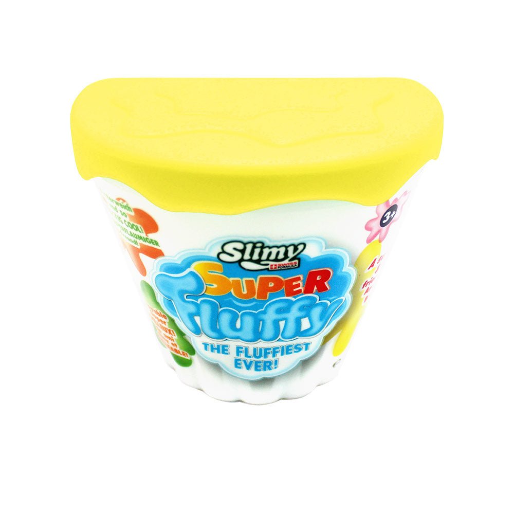 SUPER FLUFFY SLIMY on BLISTERCARD 100 gr. pink, yellow, orange and green - Premium for Kids in Qatar | Toysaro.com