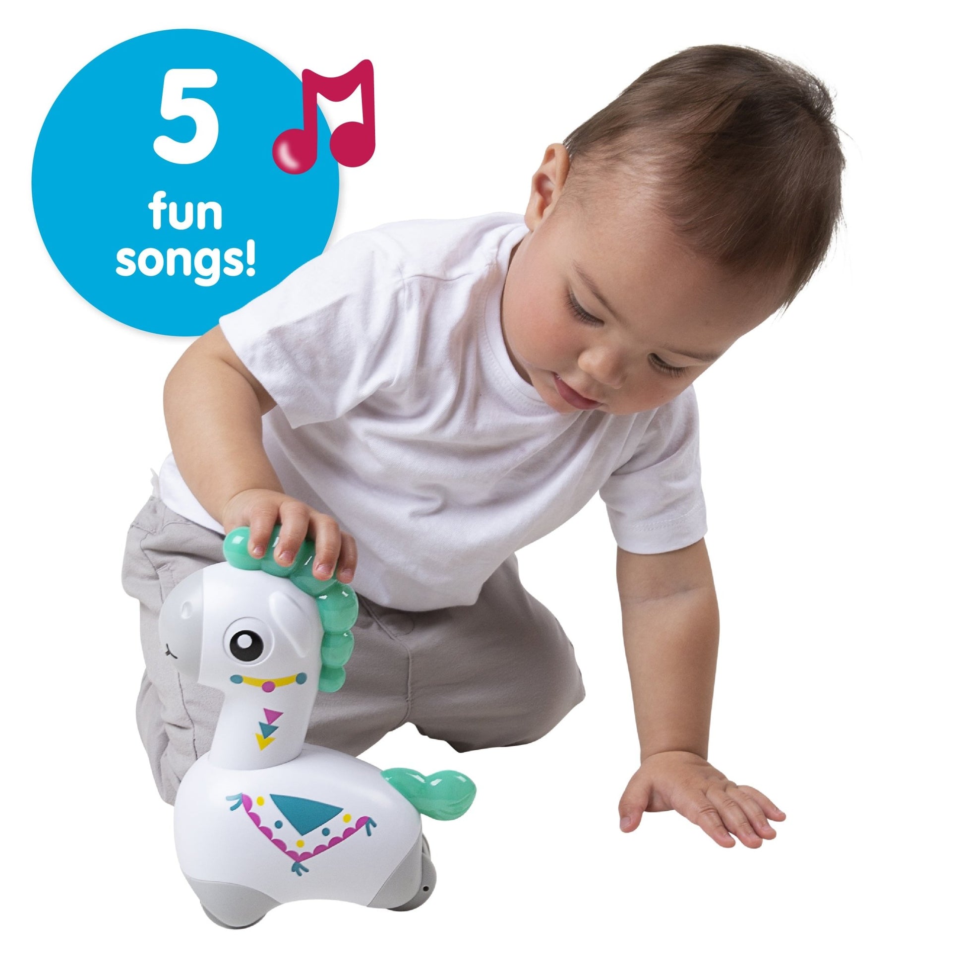 playgro Light Me Up Push and Go Musical Llama - Premium for Kids in Qatar | Toysaro.com