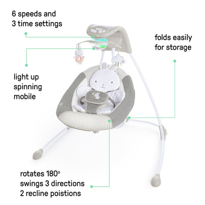 INGENUITY INLIGHTEN SWING: TWINKLE TAILS - Premium for Kids in Qatar | Toysaro.com