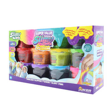 SLIMY SUPER VALUE SLIMY 4oz (112g) 12 PACK - Premium for Kids in Qatar | Toysaro.com
