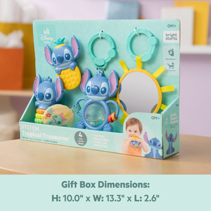 Bright Starts Stitch Tropical Treasures™ Gift Set - Premium for Kids in Qatar | Toysaro.com