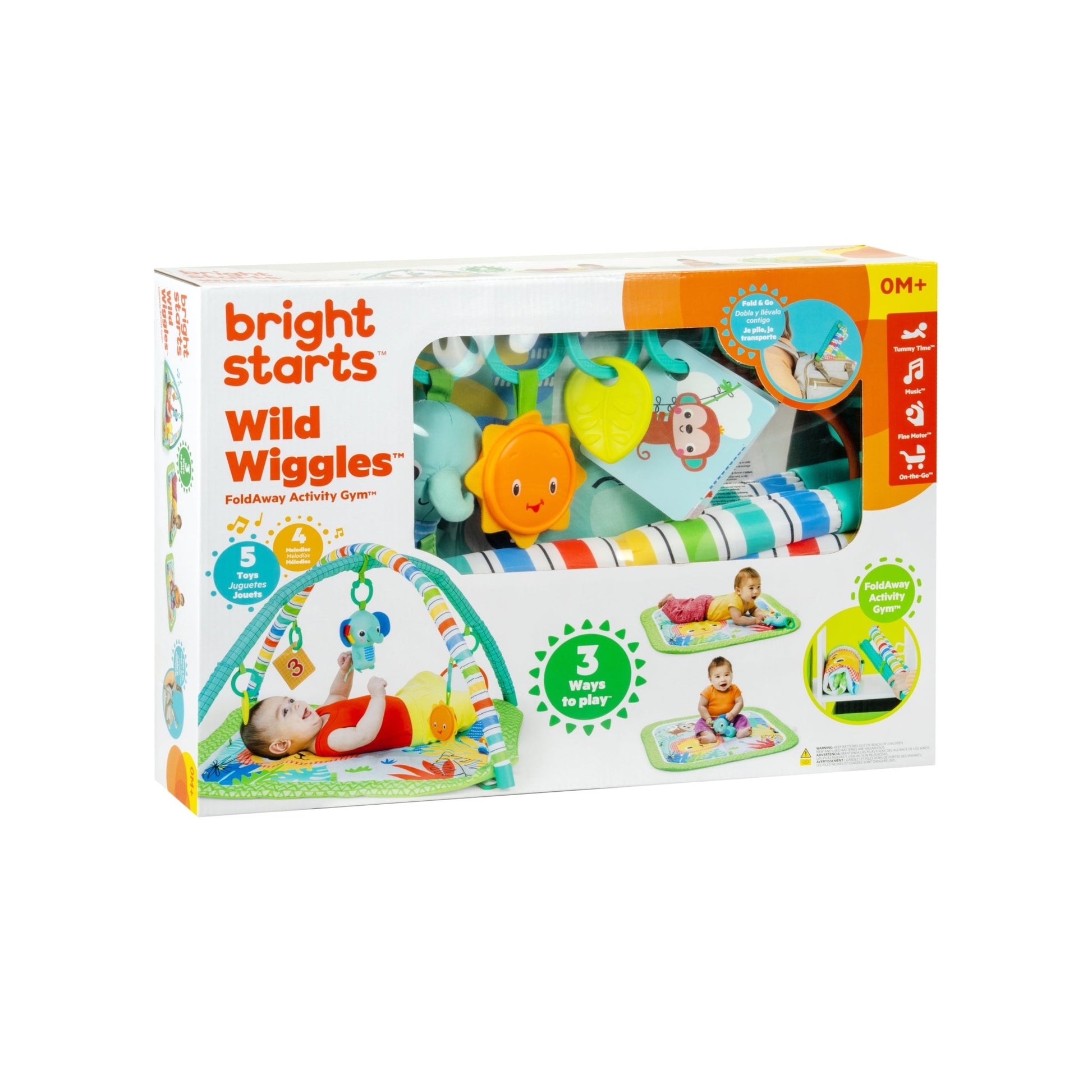 Bright Starts™ Wild Wiggles™ FoldAway Activity Gym™ - Premium for Kids in Qatar | Toysaro.com