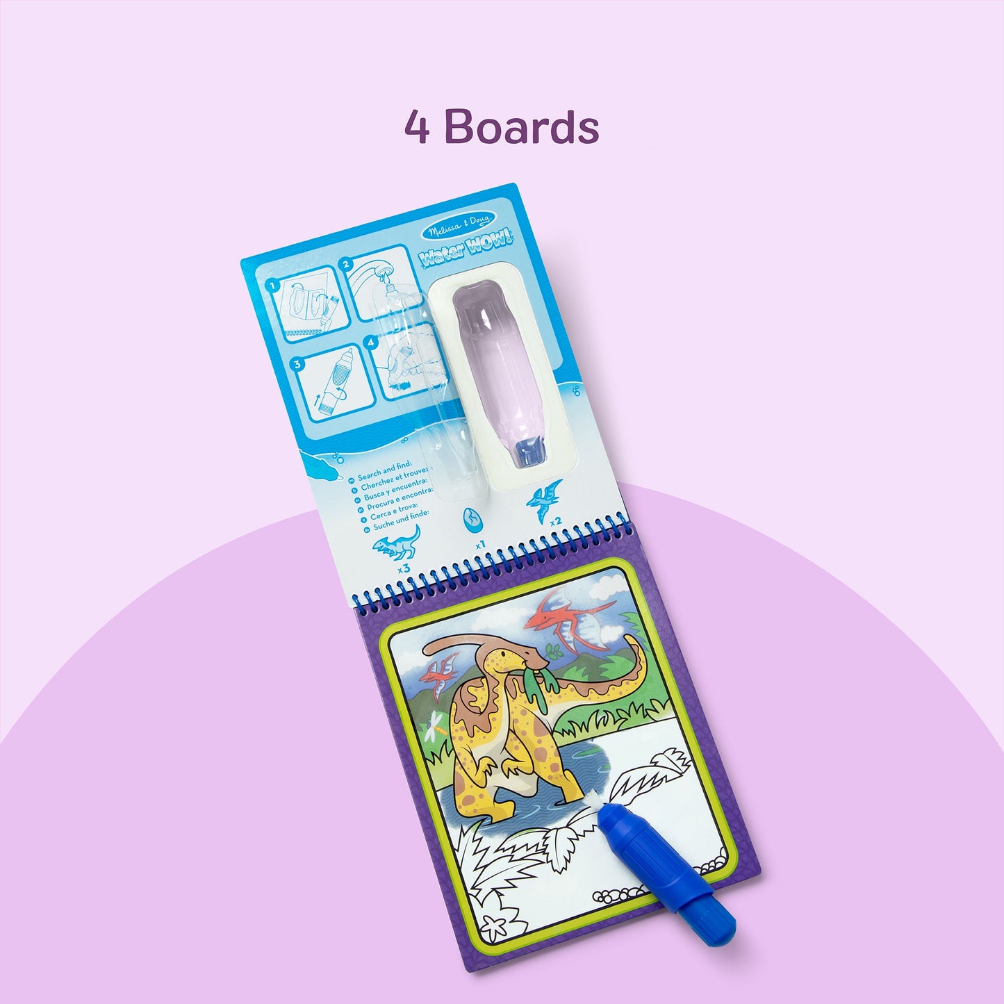 Melissa and Doug Water Wow - Dinosaur - Premium for Kids in Qatar | Toysaro.com