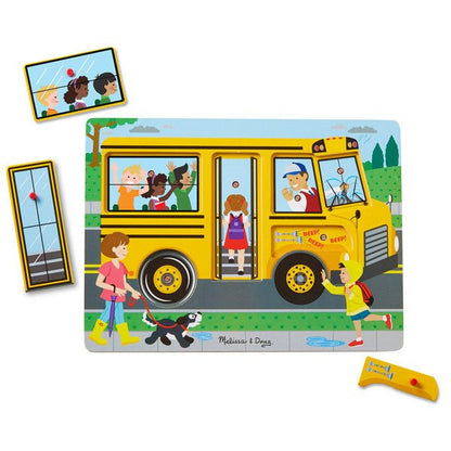 Melissa and Doug The Wheels on the Bus Sound Puzzle - Premium for Kids in Qatar | Toysaro.com