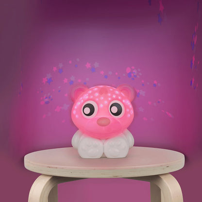 playgro Goodnight Bear Night Light and Projector (Pink and White) - Premium for Kids in Qatar | Toysaro.com