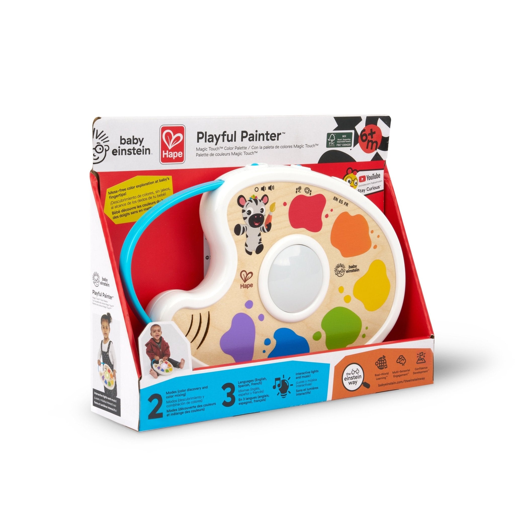 Baby Einstein™ Playful Painter™ Color Palette ( Hape) - Premium for Kids in Qatar | Toysaro.com