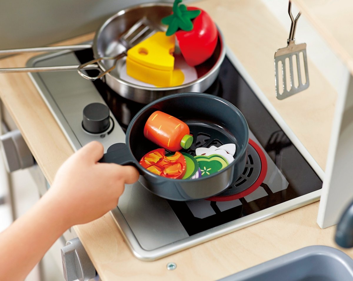 DELUXE KITCHEN PLAYSET WITH FAN FRYER - Premium for Kids in Qatar | Toysaro.com