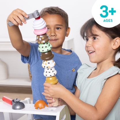 Melissa and Doug Scoop & Serve Ice Cream Counter - Premium for Kids in Qatar | Toysaro.com