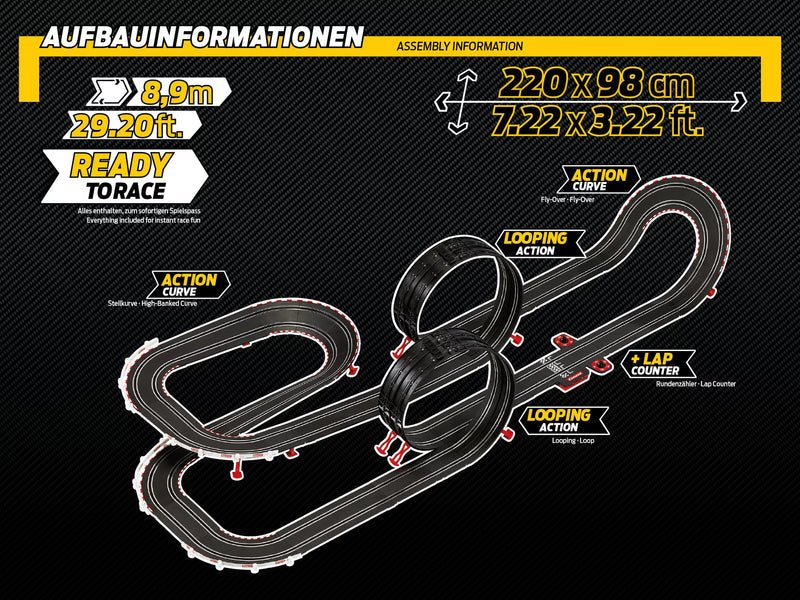 GO! DTM HIGH SPEED SHOWDOWN(8.9M) - Premium for Kids in Qatar | Toysaro.com