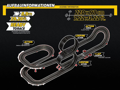 GO! DTM HIGH SPEED SHOWDOWN(8.9M) - Premium for Kids in Qatar | Toysaro.com