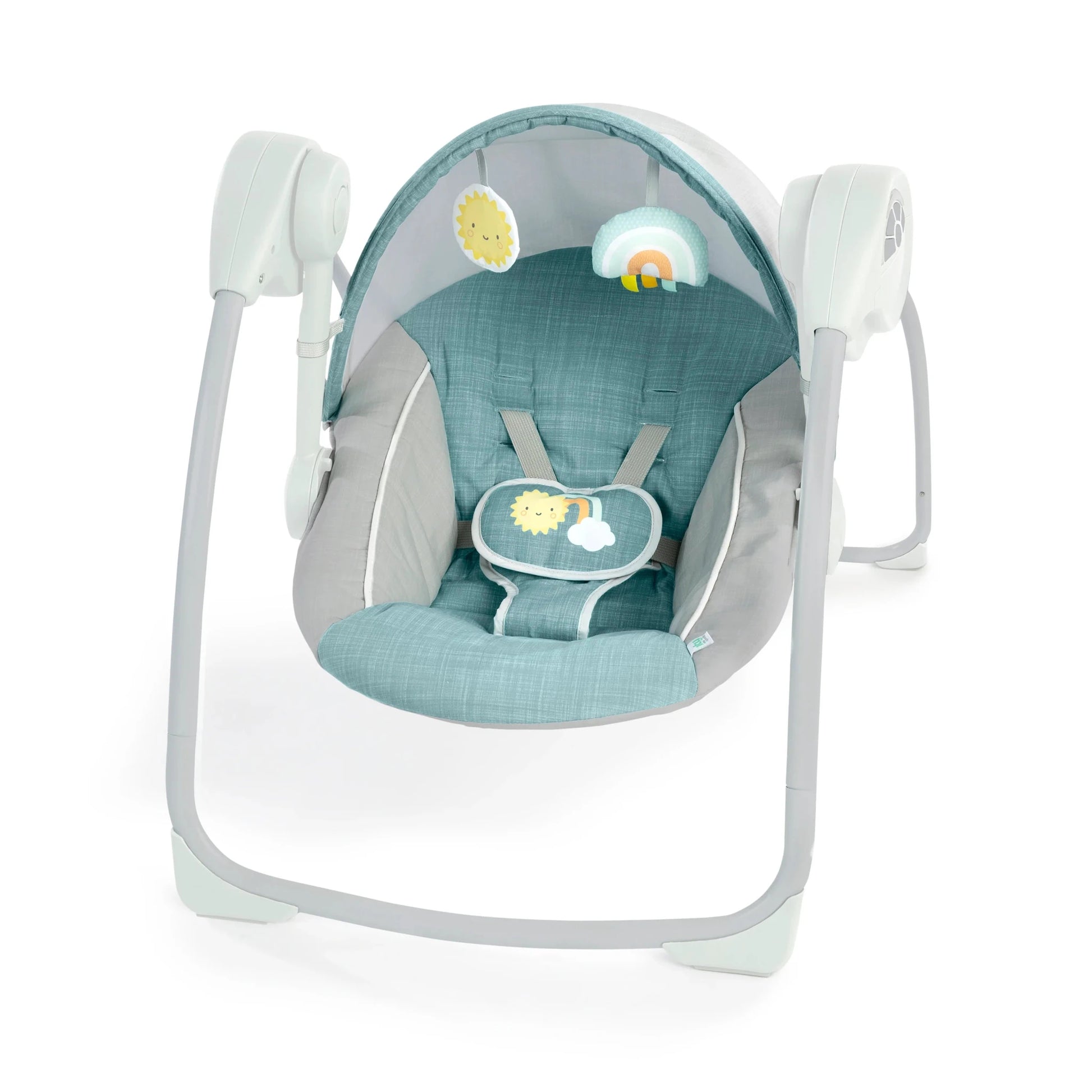 Ingenuity™ Sun Valley™ Canopy Portable Swing - Teal - Premium for Kids in Qatar | Toysaro.com