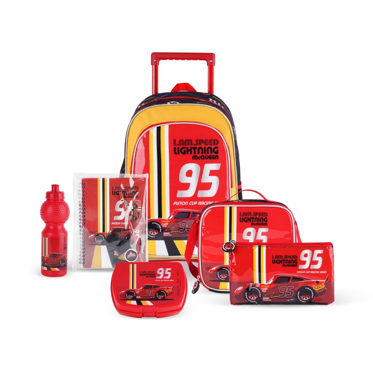 Disney Cars I am speed Lightning Mcqueen 6in1 Box Set 18" - Premium for Kids in Qatar | Toysaro.com