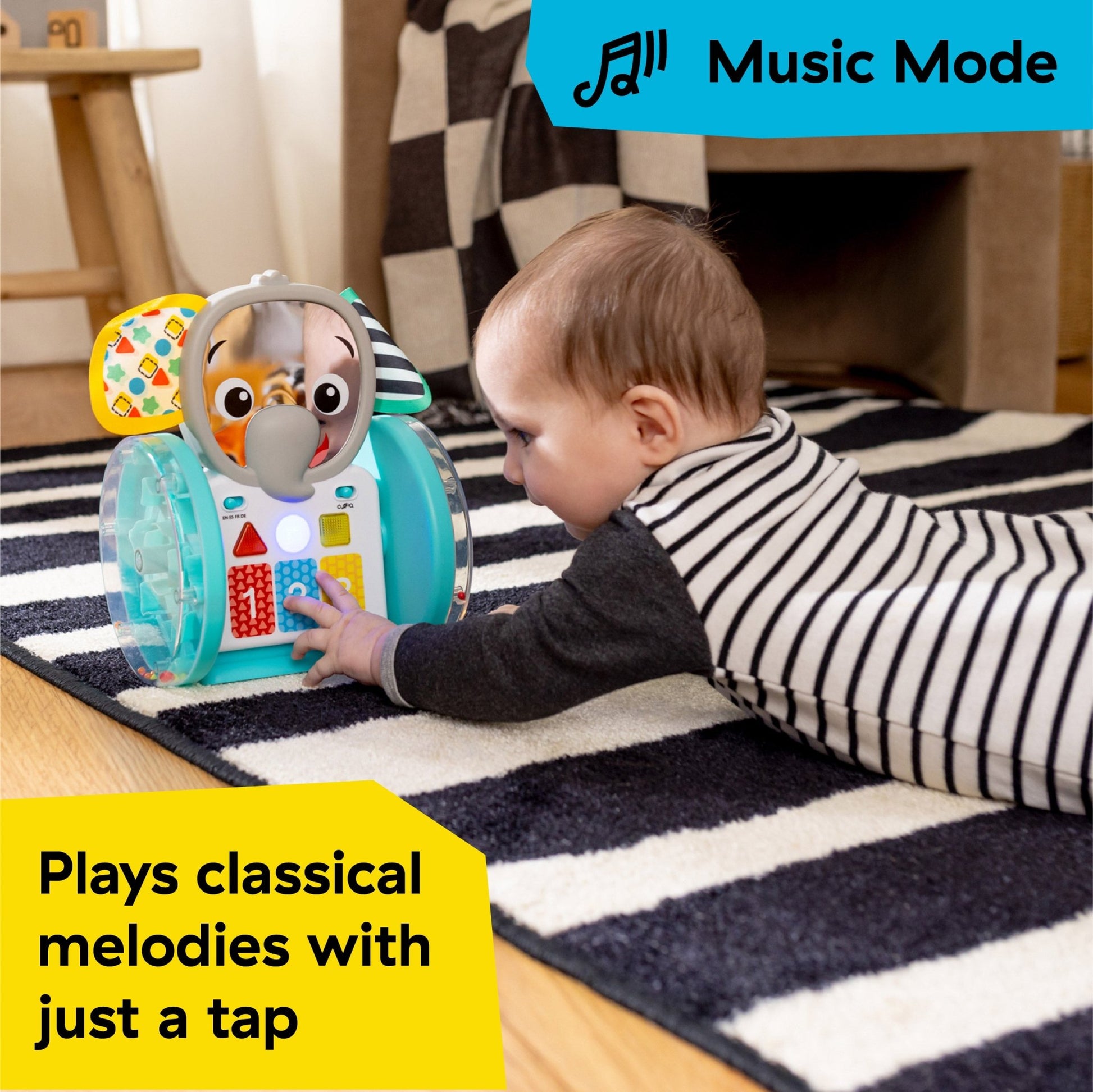 Baby Einstein Chase & Tap Earl™ Interactive Crawling Toy - Premium for Kids in Qatar | Toysaro.com