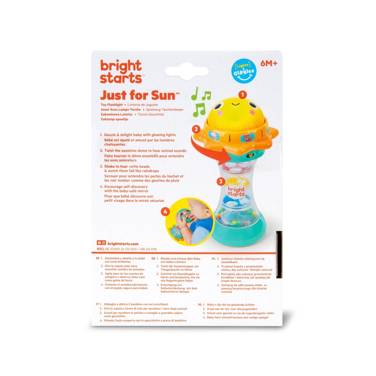Bright Starts™ Just for Sun™ Flashlight Toy - Premium for Kids in Qatar | Toysaro.com