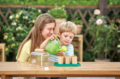 Hape Growing Gardener Mini Bamboo Green House - Premium for Kids in Qatar | Toysaro.com