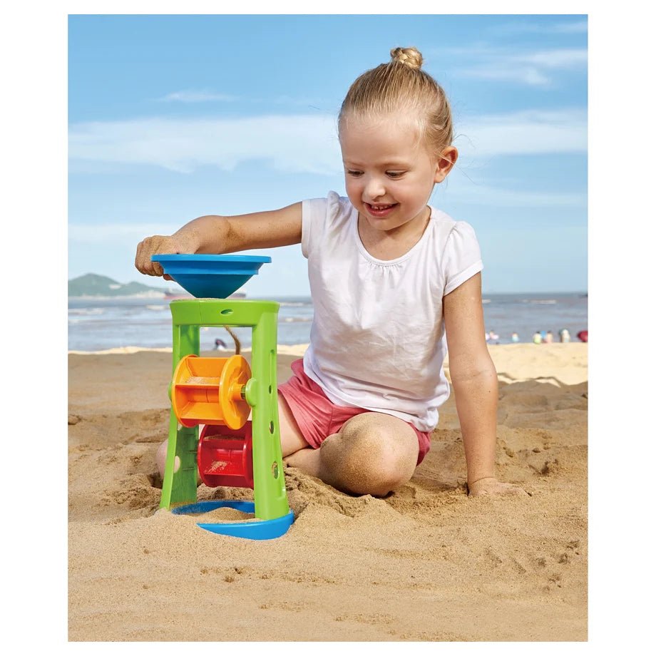 Hape - Double Sand & Water Wheel Beach Toy - Premium for Kids in Qatar | Toysaro.com