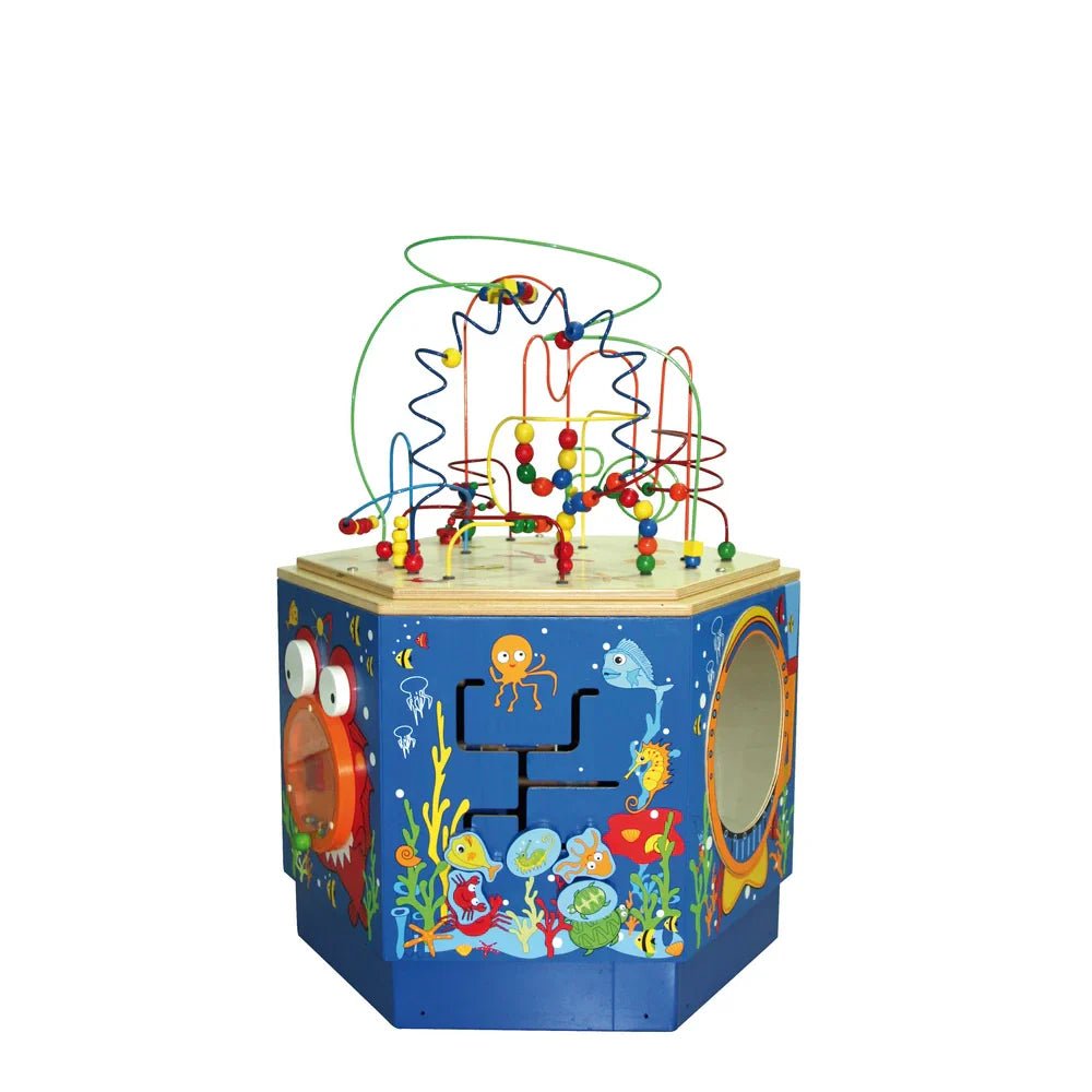 Hape Coral Reef Multi Activity Center (Blue) - Premium for Kids in Qatar | Toysaro.com