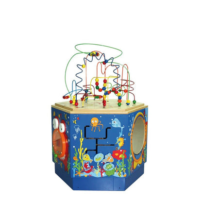 Hape Coral Reef Multi Activity Center (Blue) - Premium for Kids in Qatar | Toysaro.com