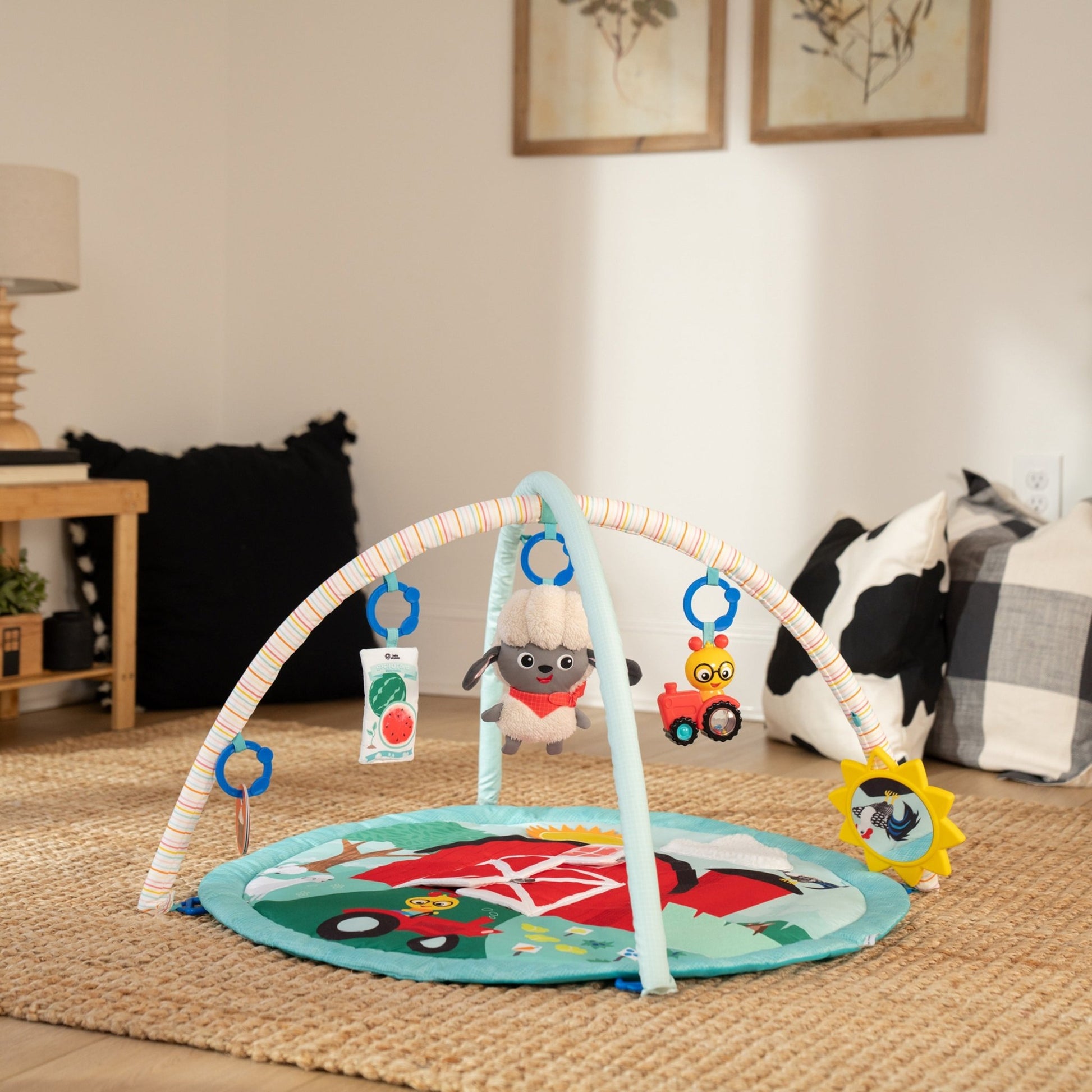 Baby Einstein™ Happy Harvest™ Touch & Feel Activity Gym - Premium for Kids in Qatar | Toysaro.com