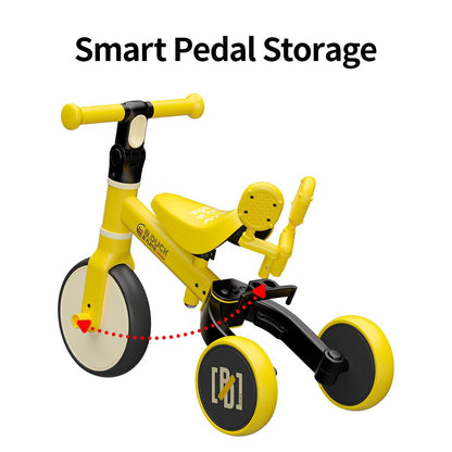 Tricycle and Balance Bike, 1033, Yellow - Premium for Kids in Qatar | Toysaro.com