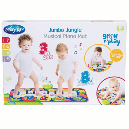 playgro Jumbo Jungle Musical Piano Mat - Premium for Kids in Qatar | Toysaro.com