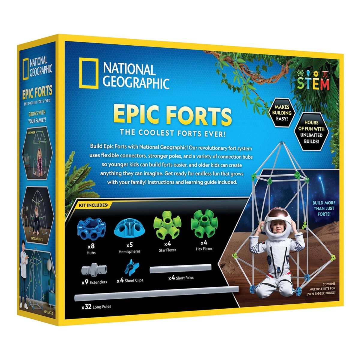 NG EPIC FORTS BUILDING KIT 70 PCS - Premium for Kids in Qatar | Toysaro.com