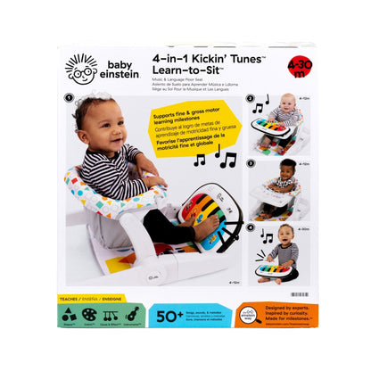 Baby Einstein™ Tappin' Tunes™ Learn - to - Sit™ 4 - in - 1 Sit - Up Floor Seat - Premium for Kids in Qatar | Toysaro.com