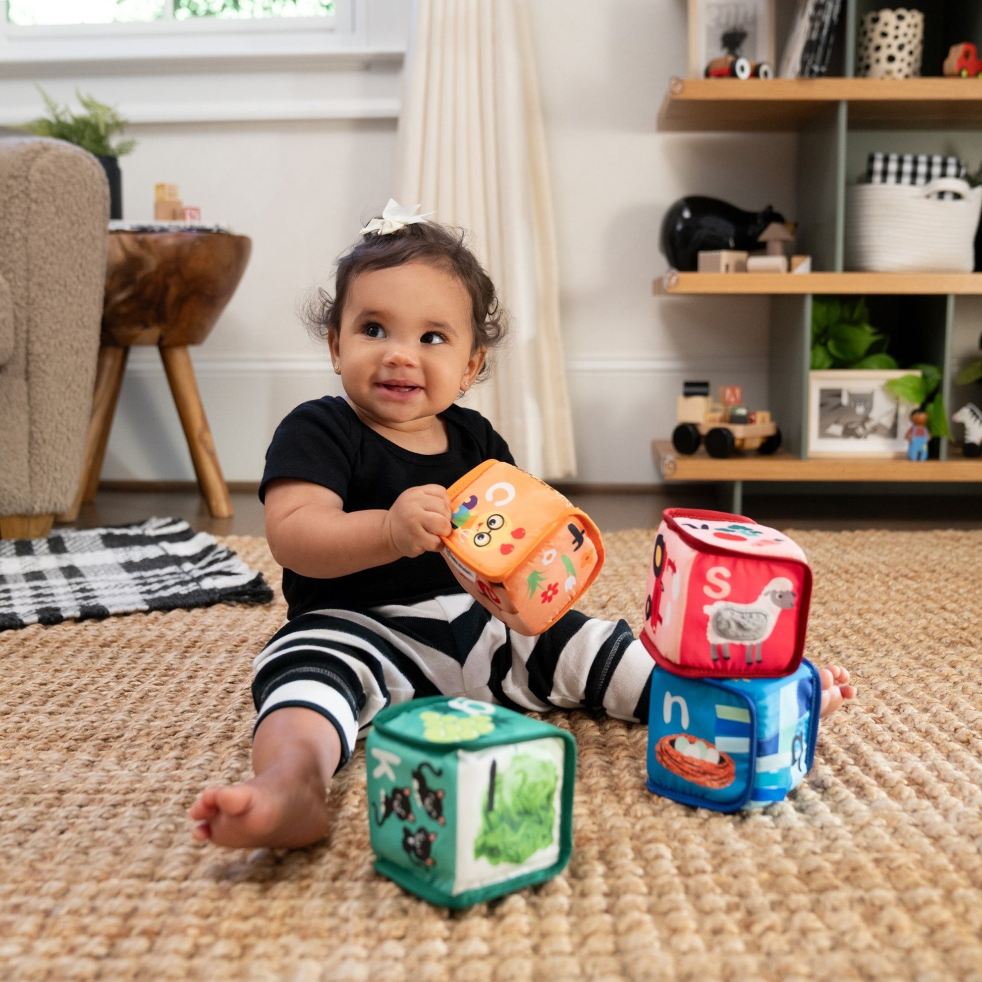 Baby Einstein™ Alpha Stacks™ Soft Blocks - Premium for Kids in Qatar | Toysaro.com