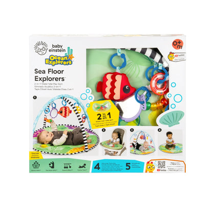 Baby Einstein™Sea Floor Explorers™ 2 - in - 1 Water Mat Play Gym - Premium for Kids in Qatar | Toysaro.com